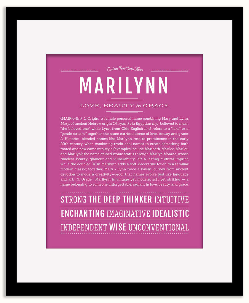 Marilynn | Name Art Print