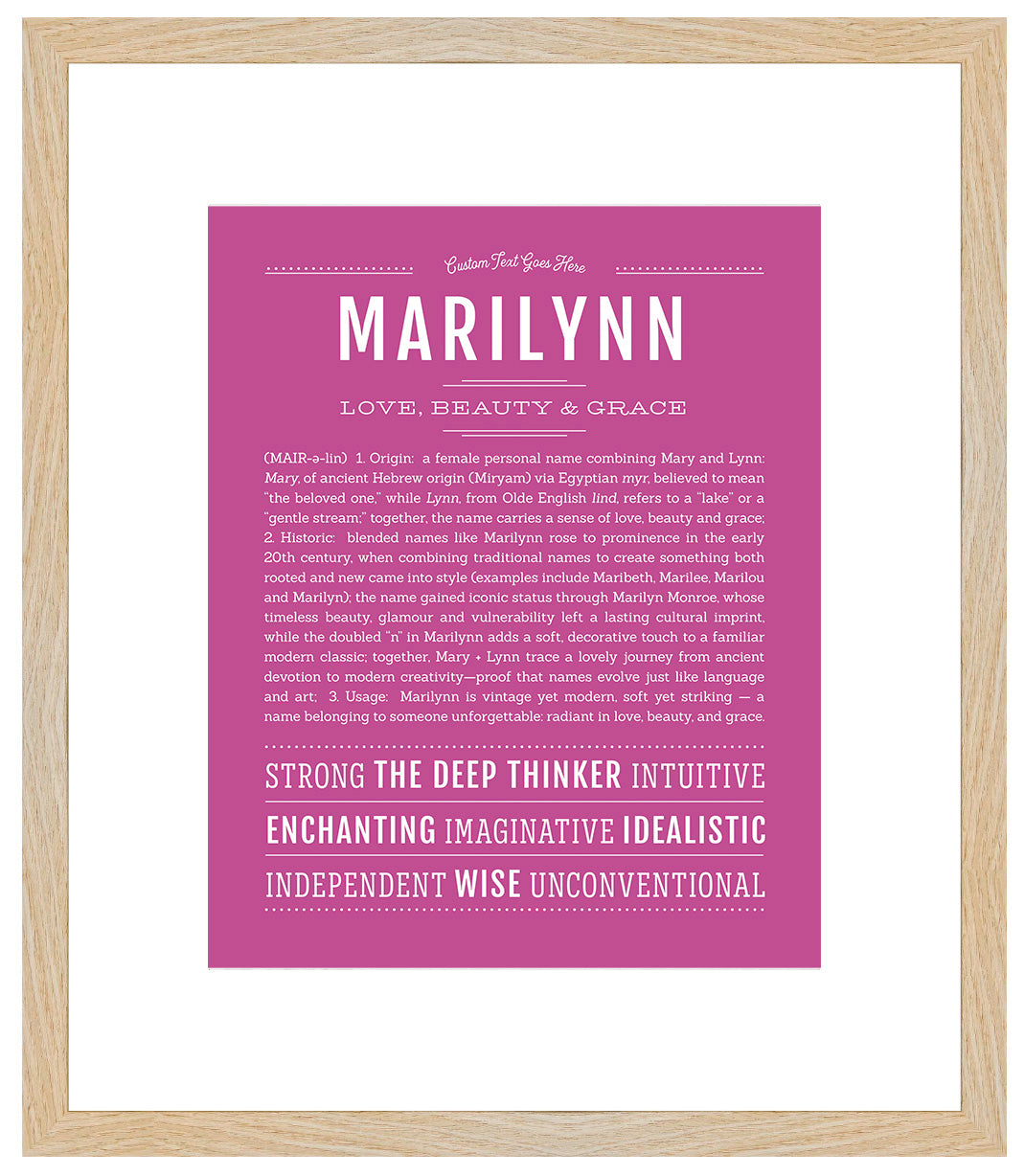 Marilynn | Name Art Print