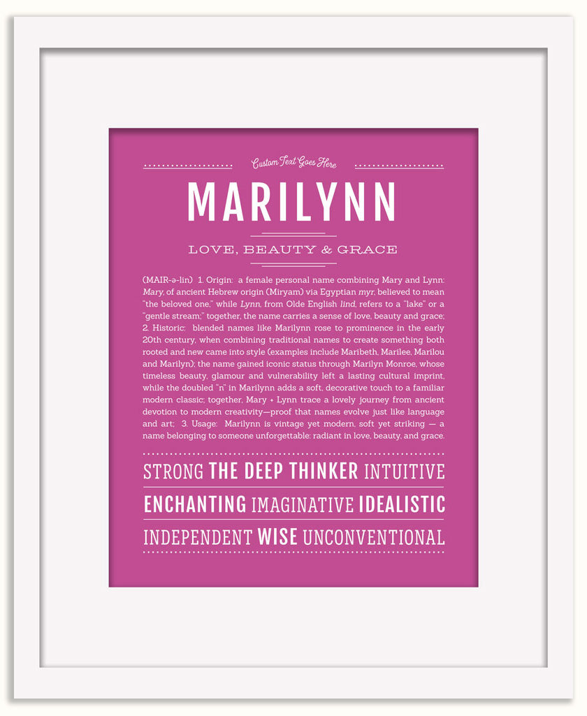 Marilynn | Name Art Print
