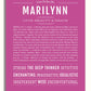 Frame Options | Dark Pink | White Frame, Matted