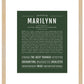 Marilynn | Name Art Print