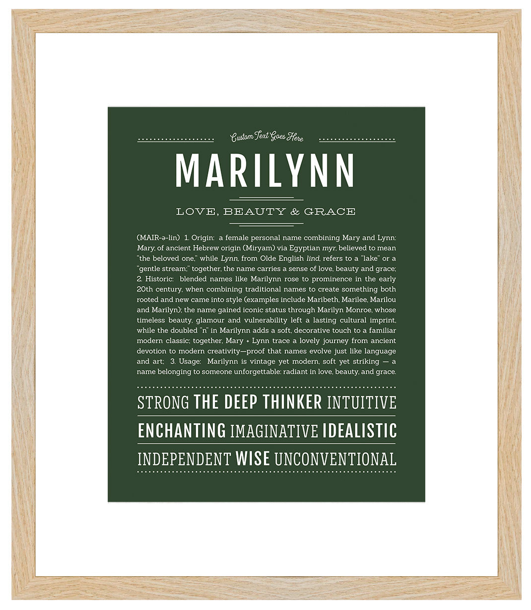 Marilynn | Name Art Print