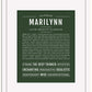 Marilynn | Name Art Print