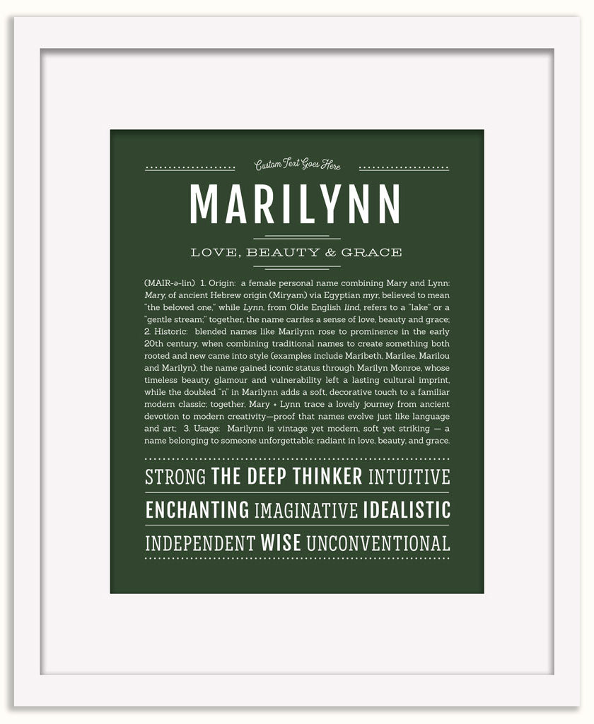 Marilynn | Name Art Print