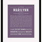 Marilynn | Name Art Print