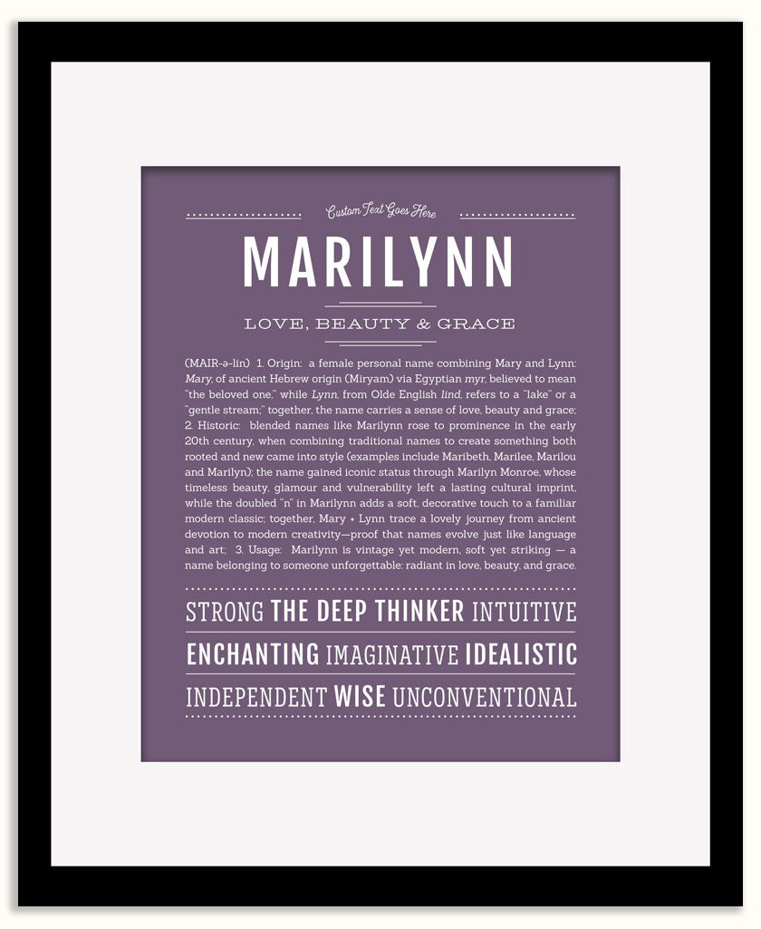 Marilynn | Name Art Print