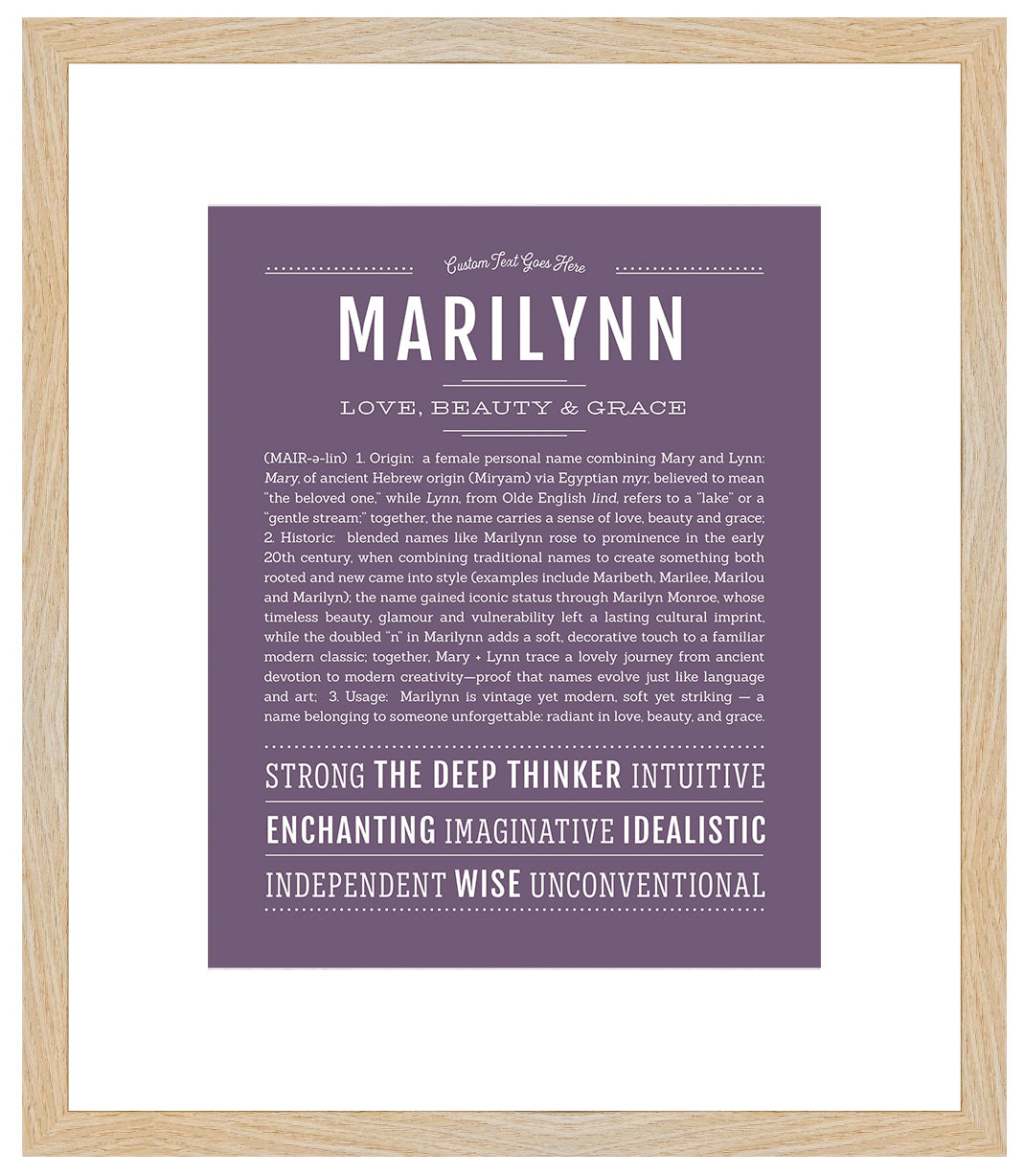 Marilynn | Name Art Print