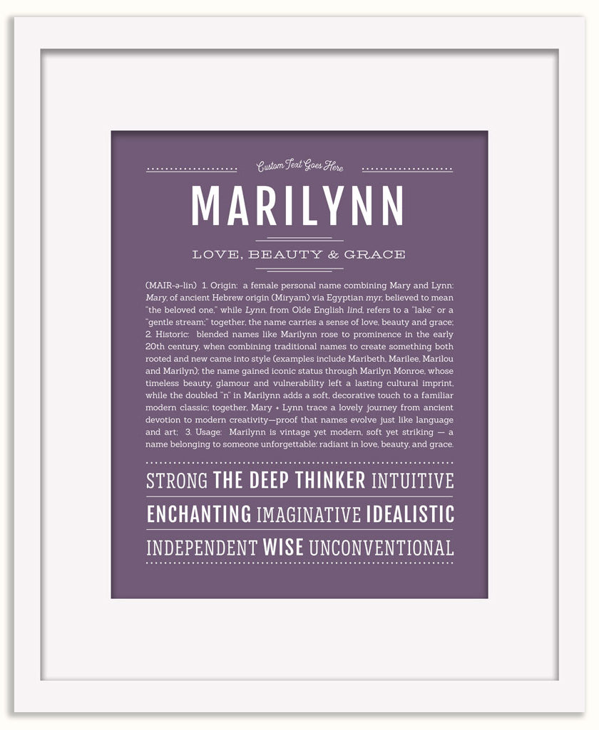 Marilynn | Name Art Print