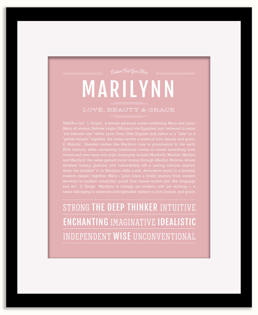 Marilynn | Name Art Print