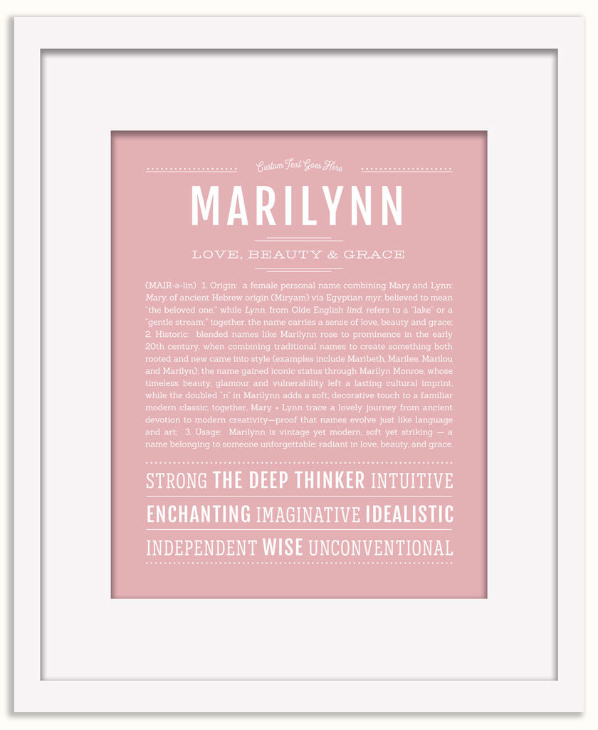 Marilynn | Name Art Print