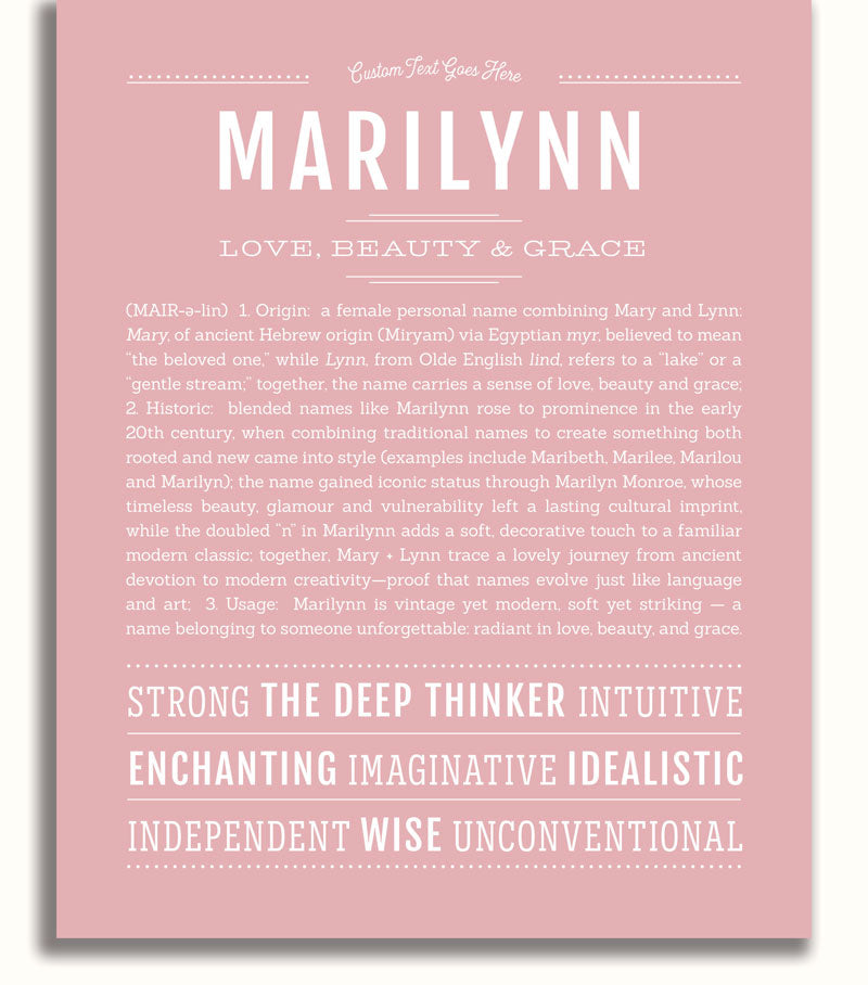 Frame Options | Dusty Rose | White Frame, Matted