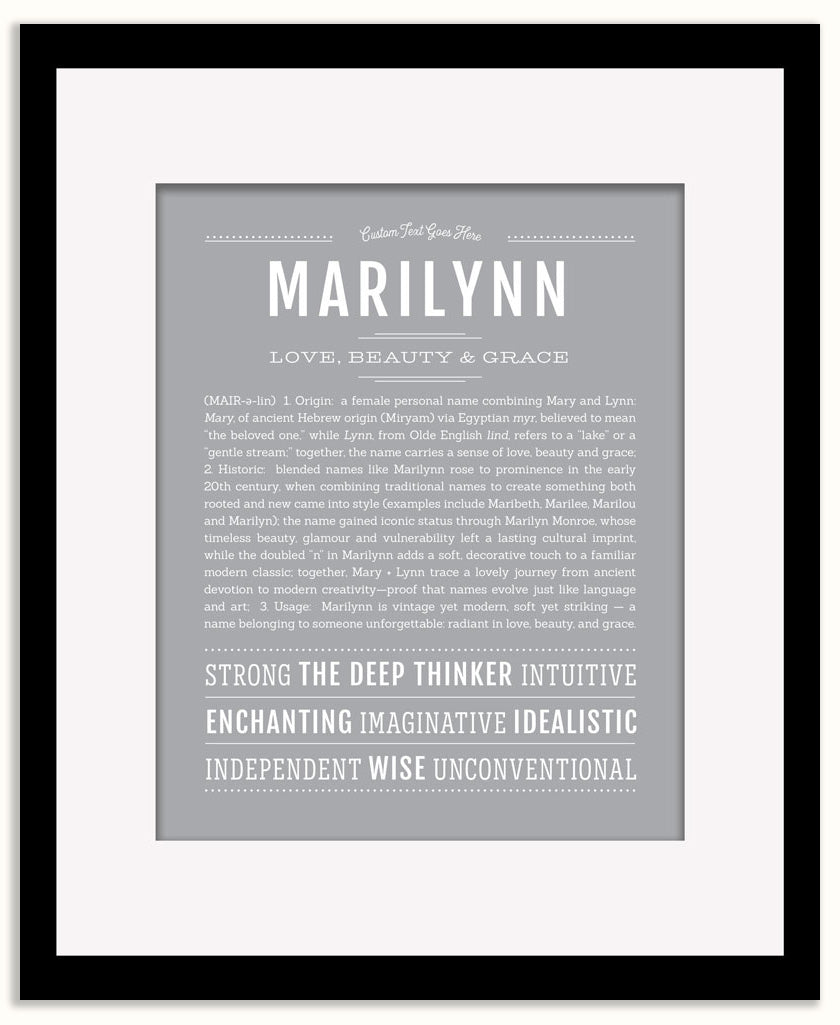 Marilynn | Name Art Print