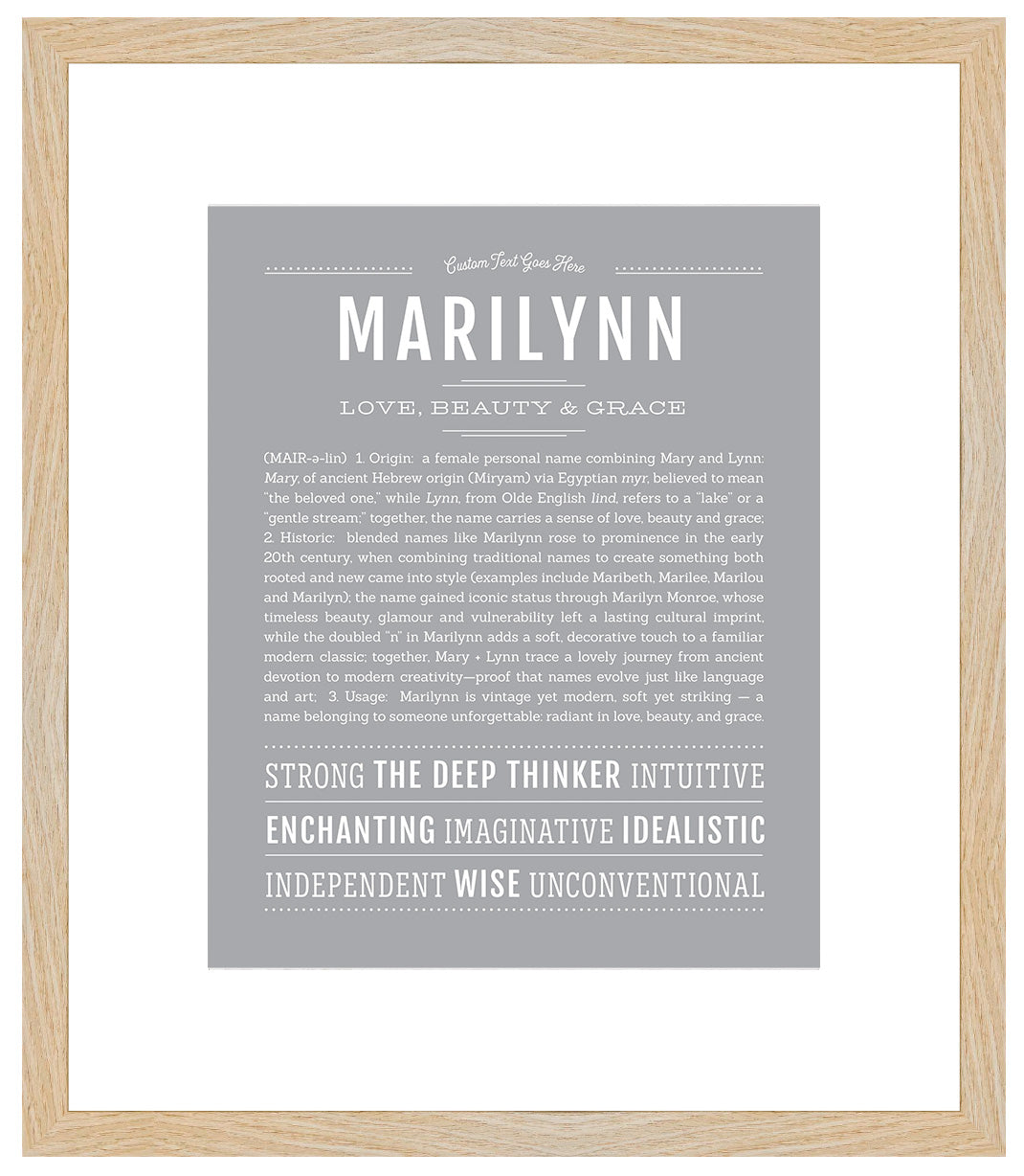 Marilynn | Name Art Print