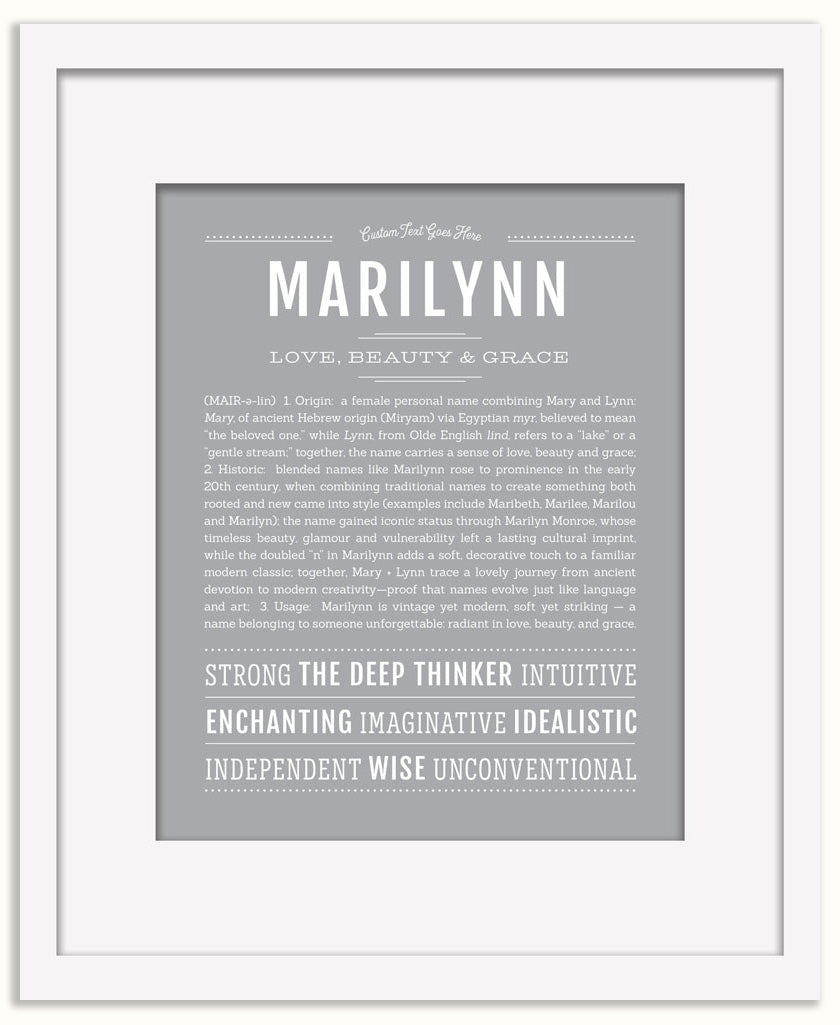 Marilynn | Name Art Print