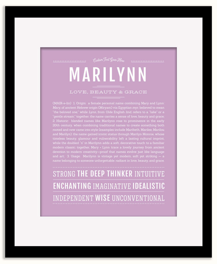 Marilynn | Name Art Print