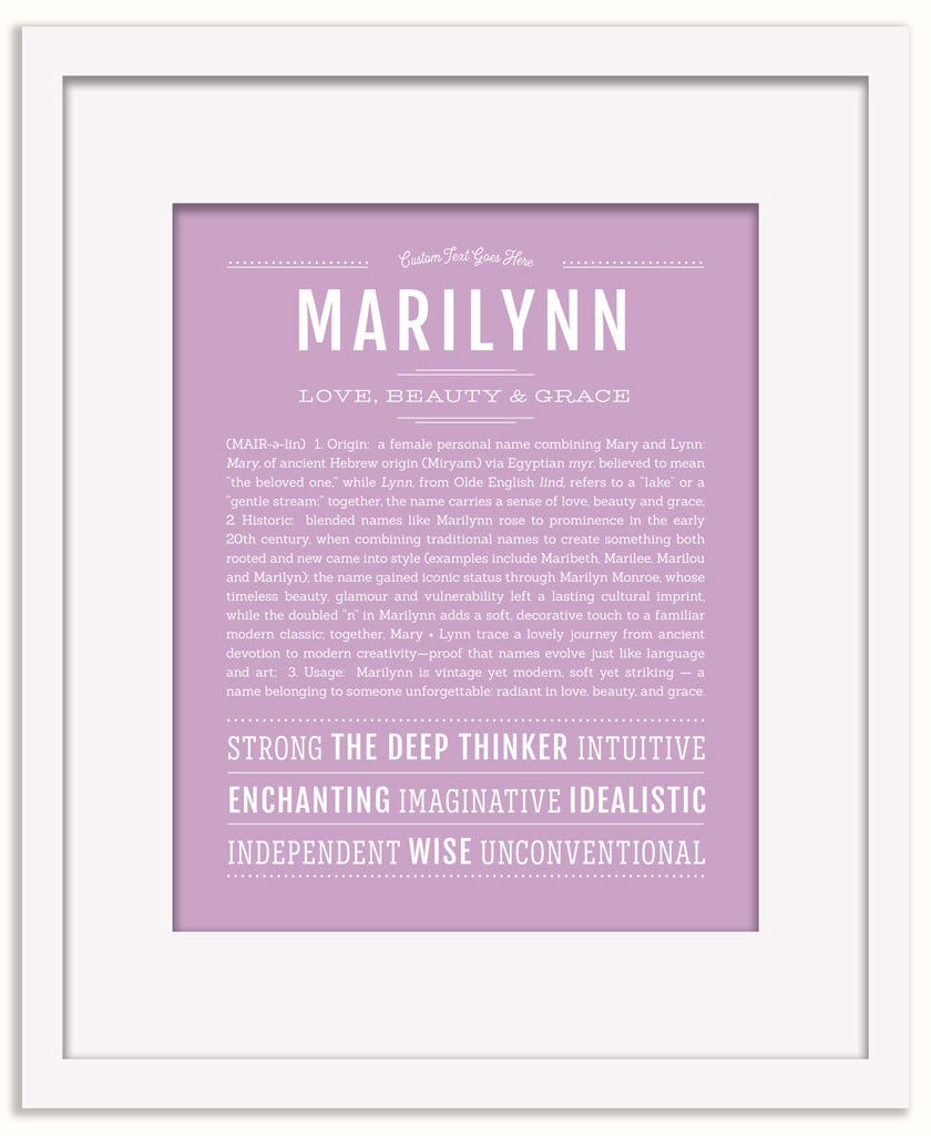 Marilynn | Name Art Print