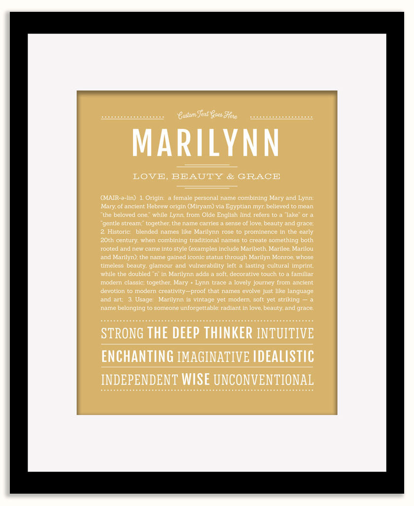 Marilynn | Name Art Print