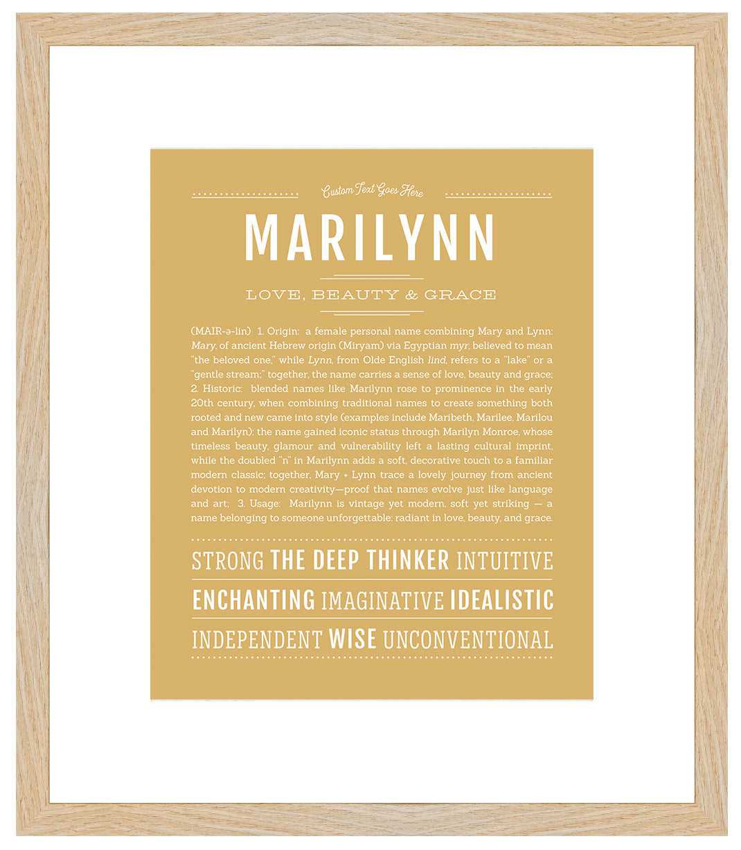 Marilynn | Name Art Print