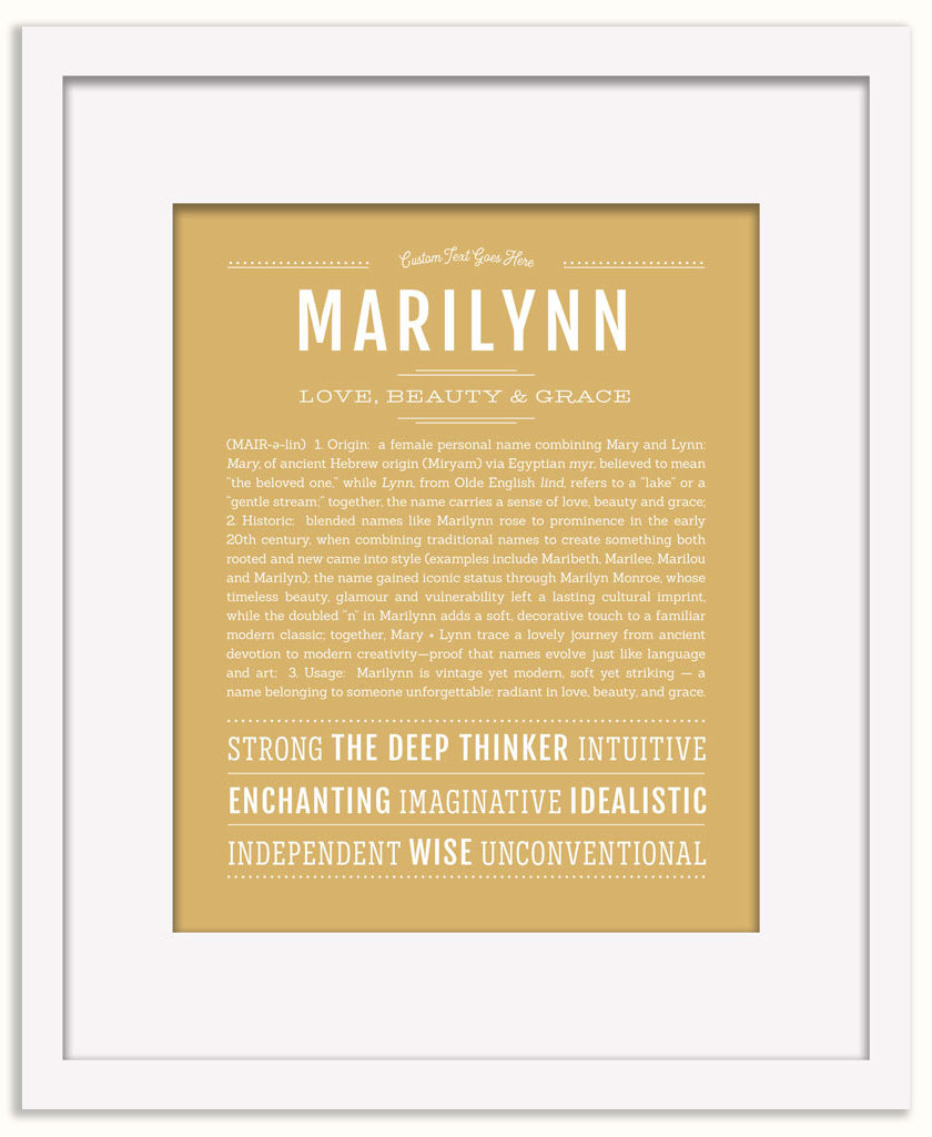 Marilynn | Name Art Print