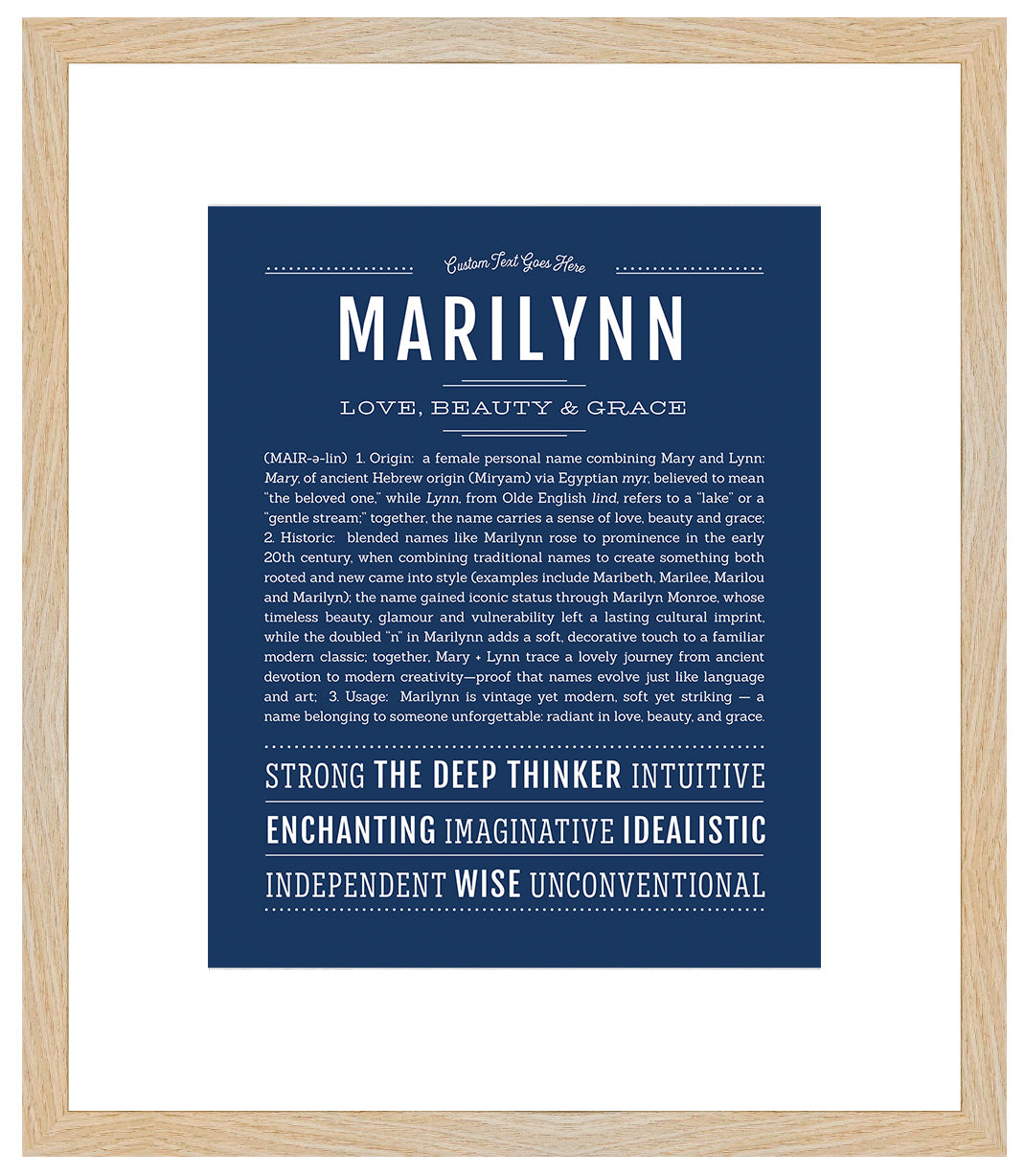 Marilynn | Name Art Print