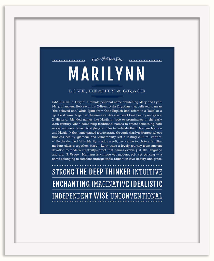 Marilynn | Name Art Print