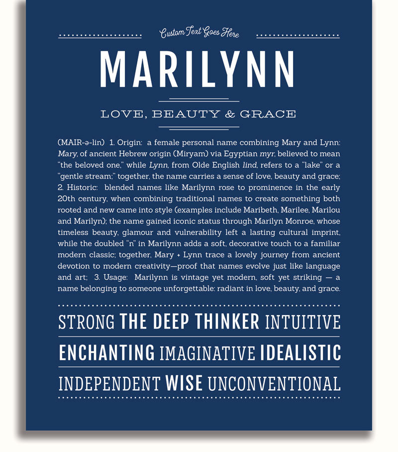Frame Options | Midnight Blue | White Frame, Matted