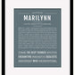Marilynn | Name Art Print
