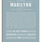 Frame Options | Powder Blue | White Frame, Matted