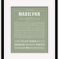 Marilynn | Name Art Print