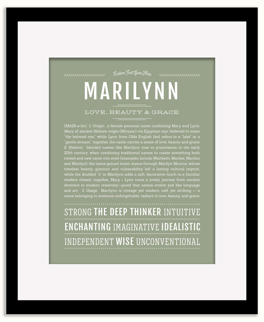Marilynn | Name Art Print