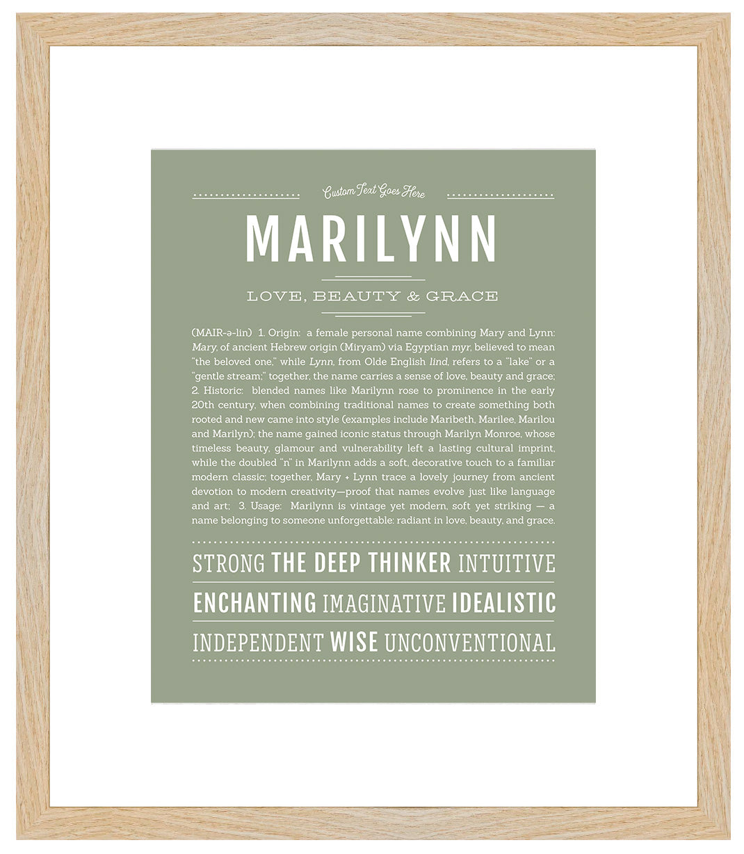 Marilynn | Name Art Print