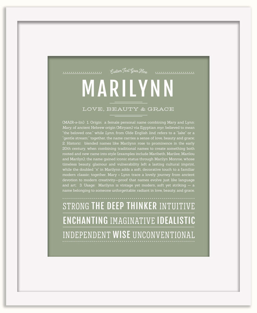 Marilynn | Name Art Print