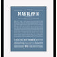 Marilynn | Name Art Print