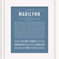 Marilynn | Name Art Print