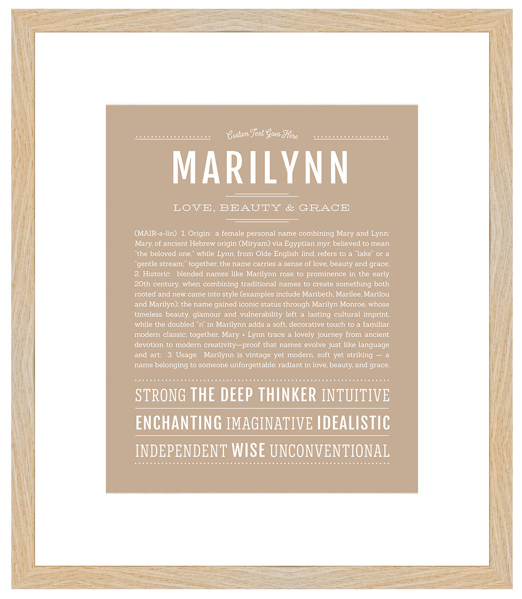 Marilynn | Name Art Print
