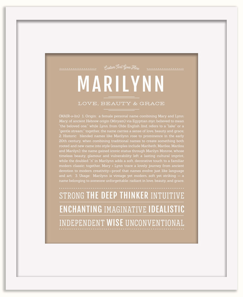 Marilynn | Name Art Print