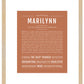 Marilynn | Name Art Print