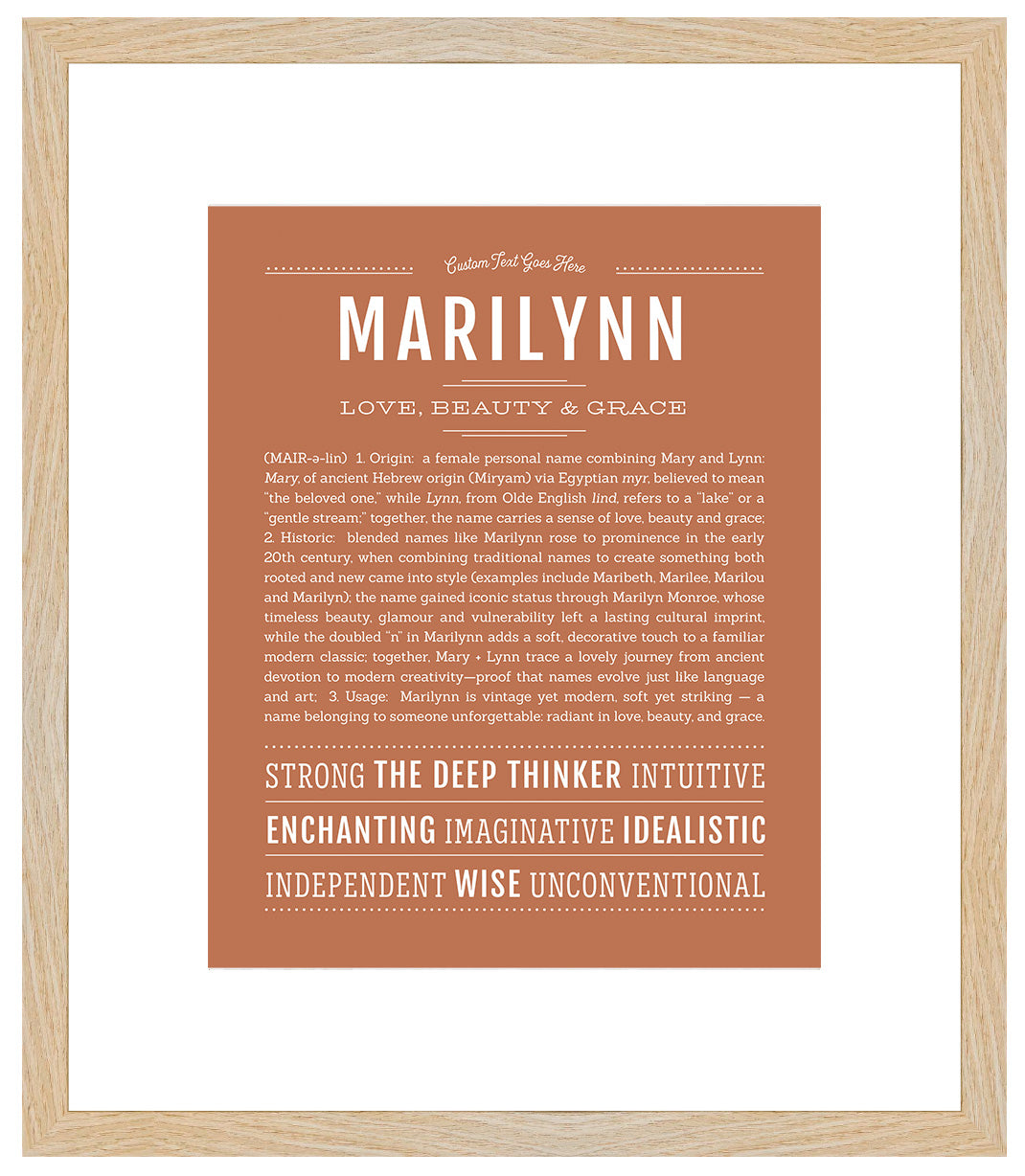 Marilynn | Name Art Print