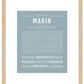 Marin | Name Art Print