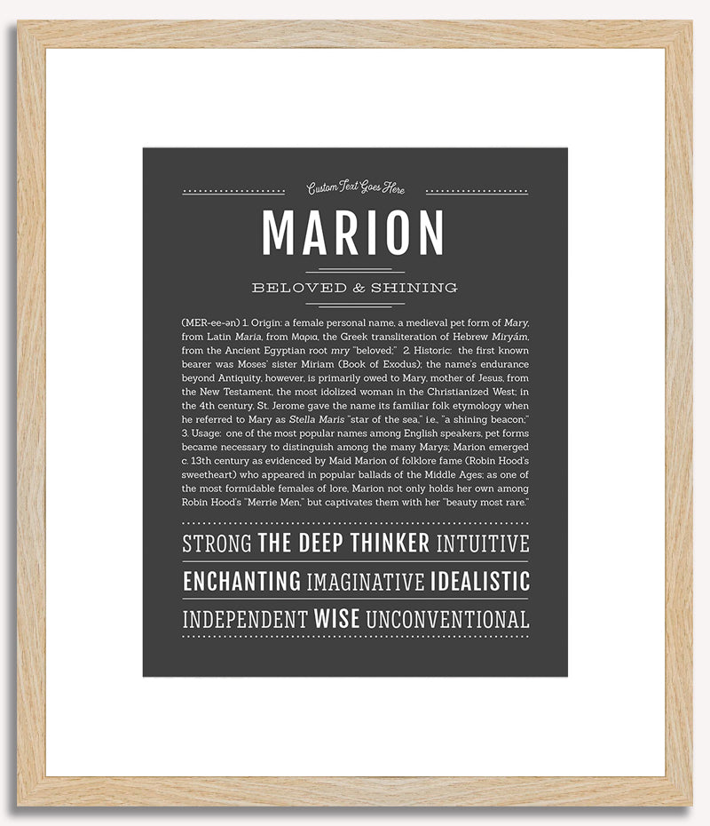 Marion | Name Art Print