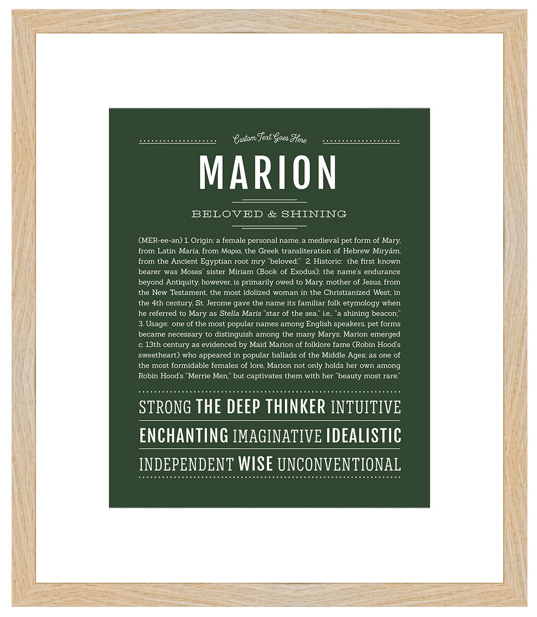 Marion | Name Art Print