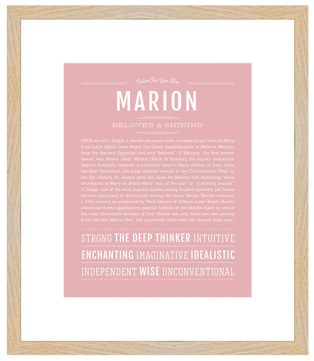 Marion | Name Art Print