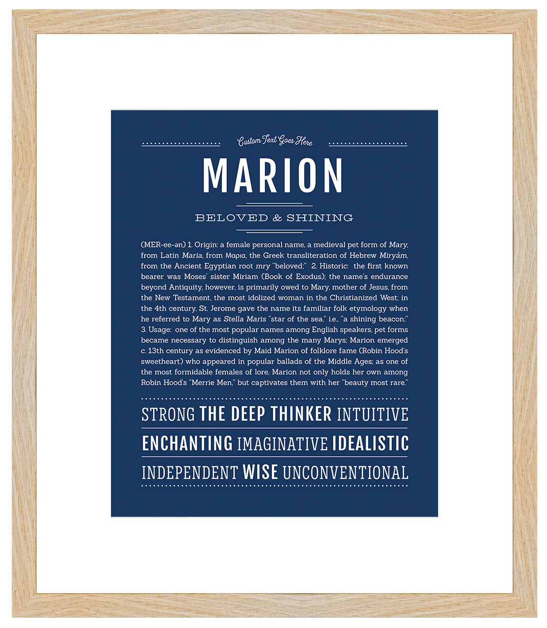 Marion | Name Art Print