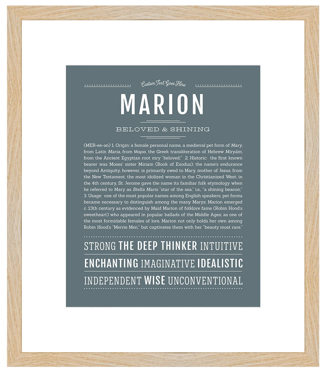 Marion | Name Art Print