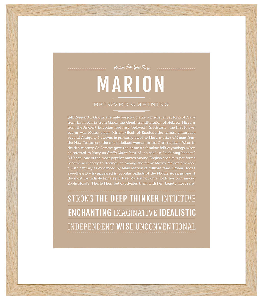 Marion | Name Art Print