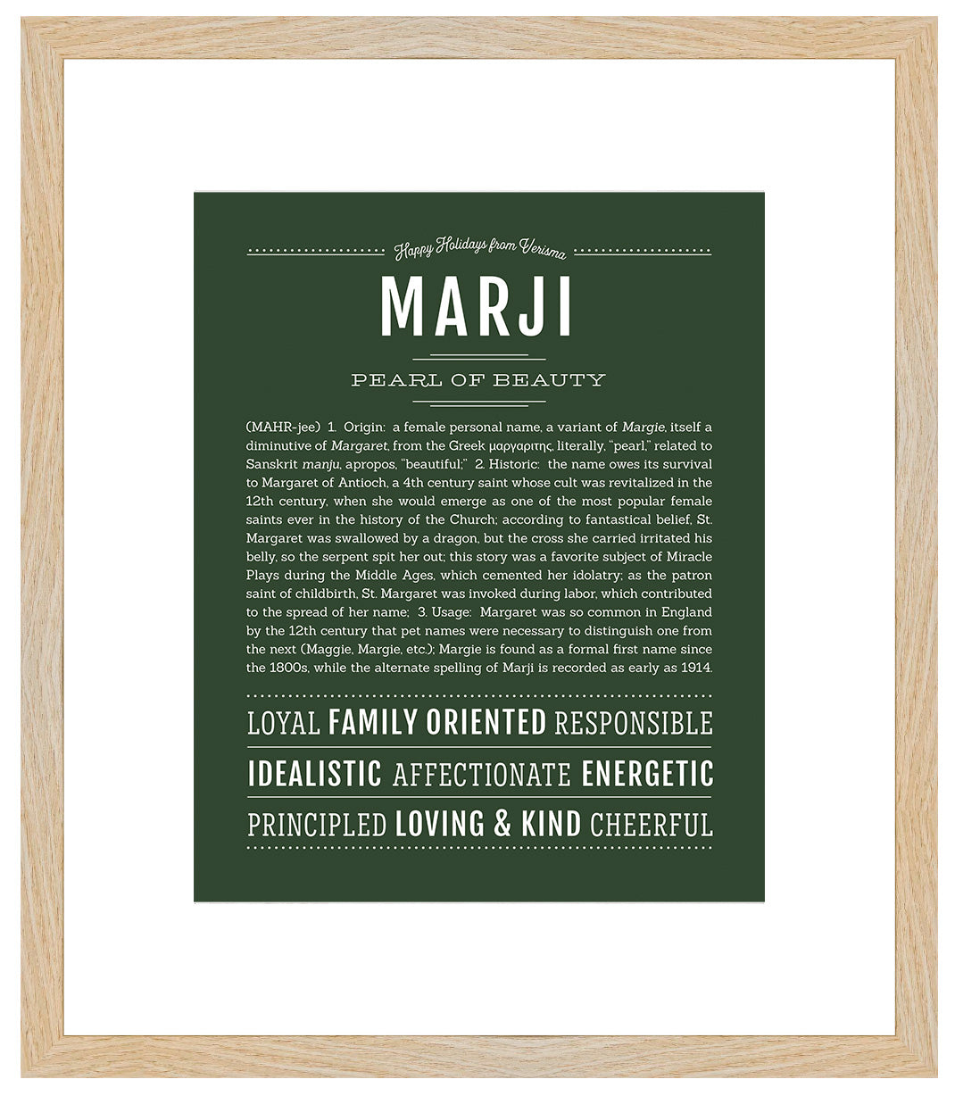 Marji | Name Art Print