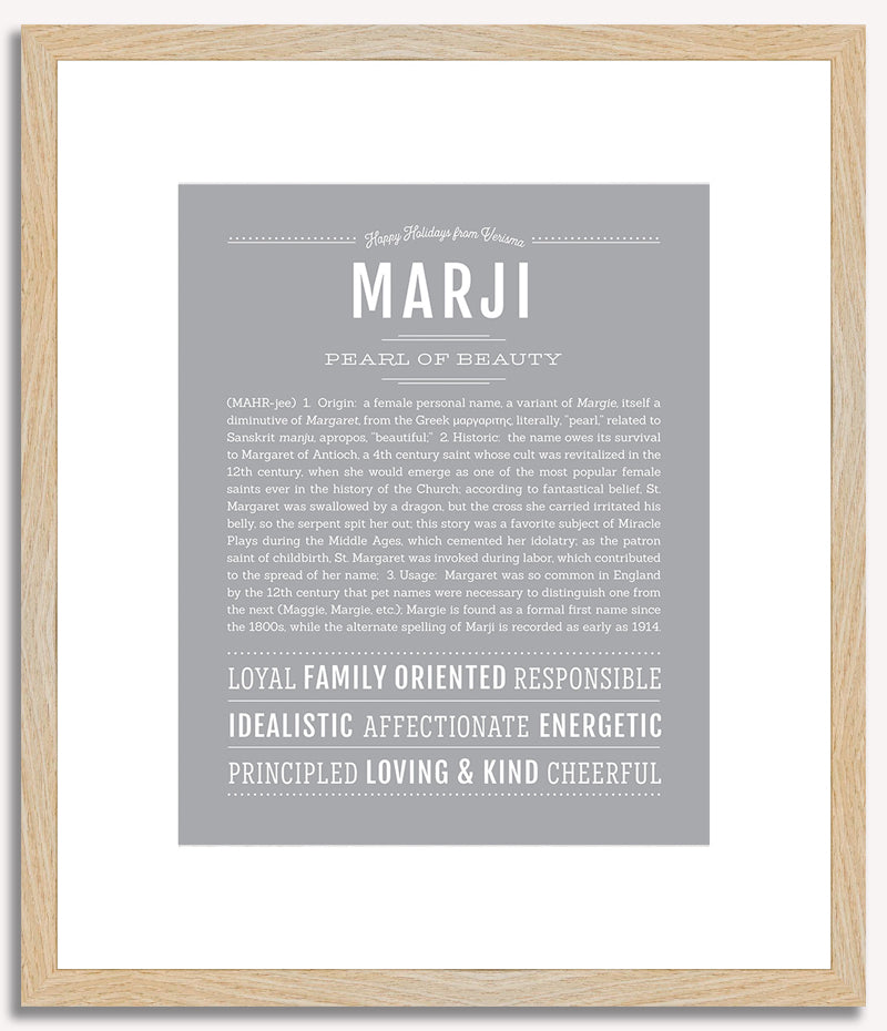 Marji | Name Art Print