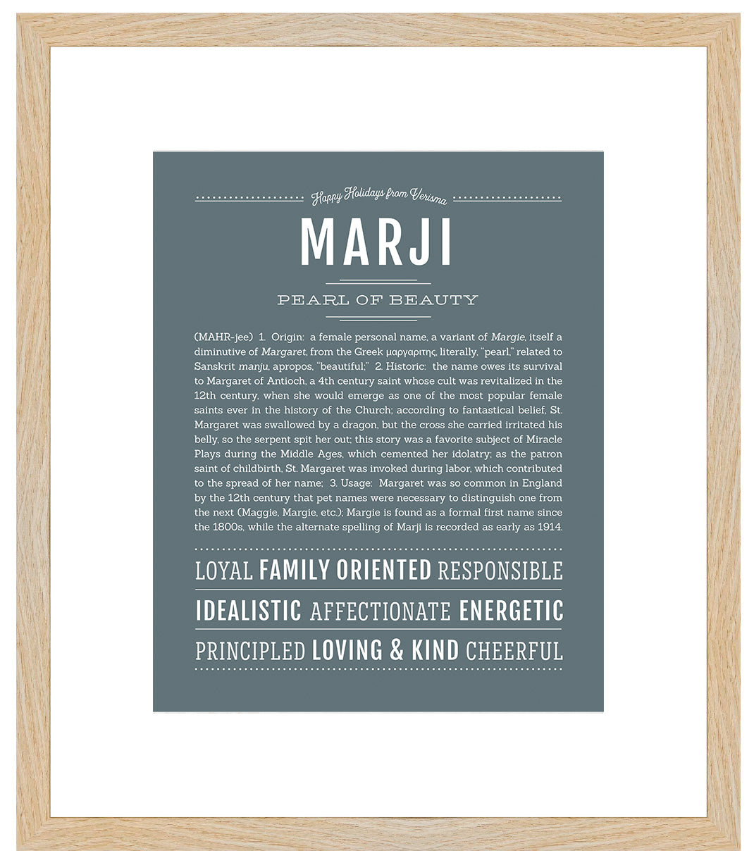 Marji | Name Art Print