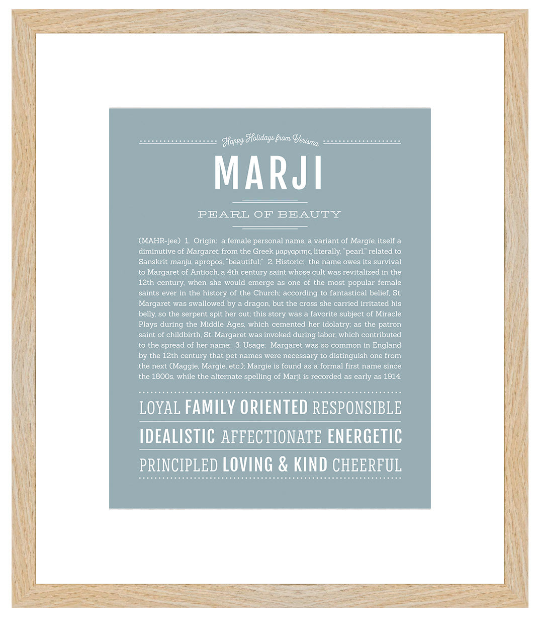 Marji | Name Art Print