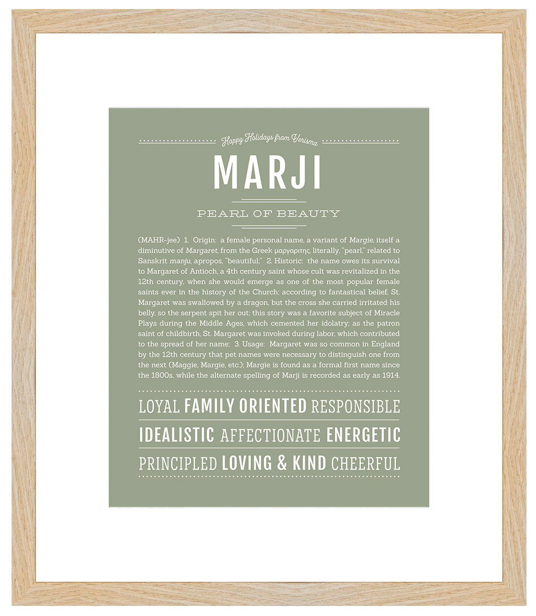 Marji | Name Art Print